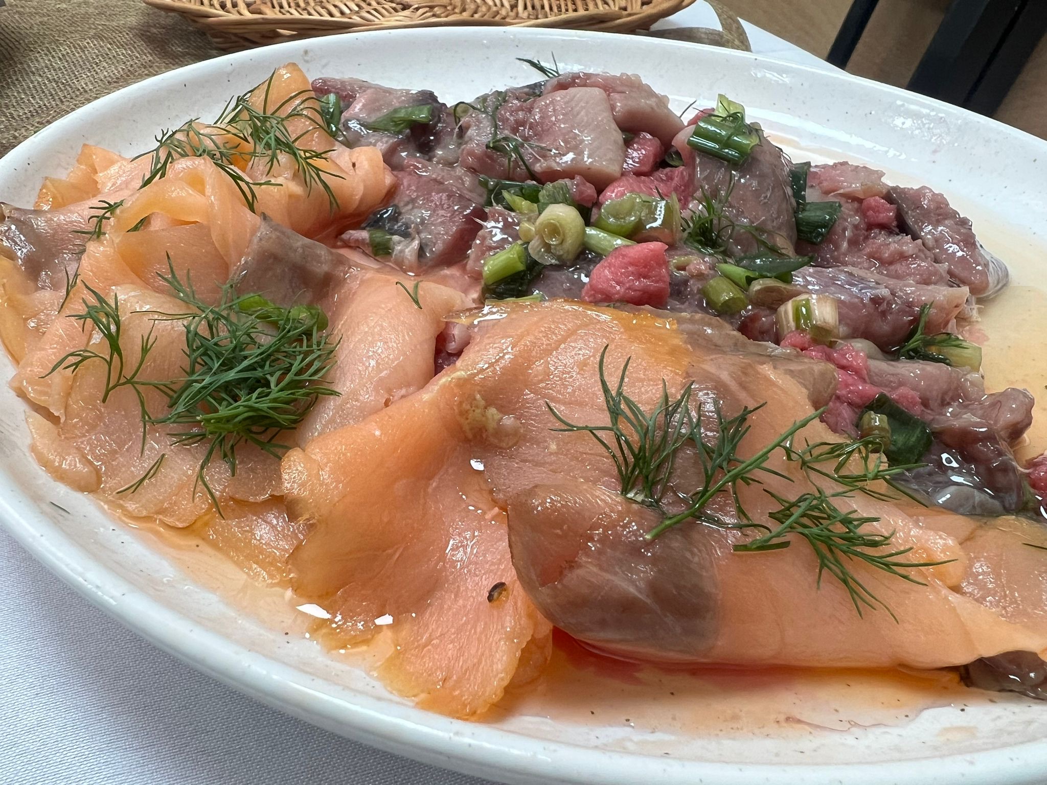 קרפצ׳יו דגים