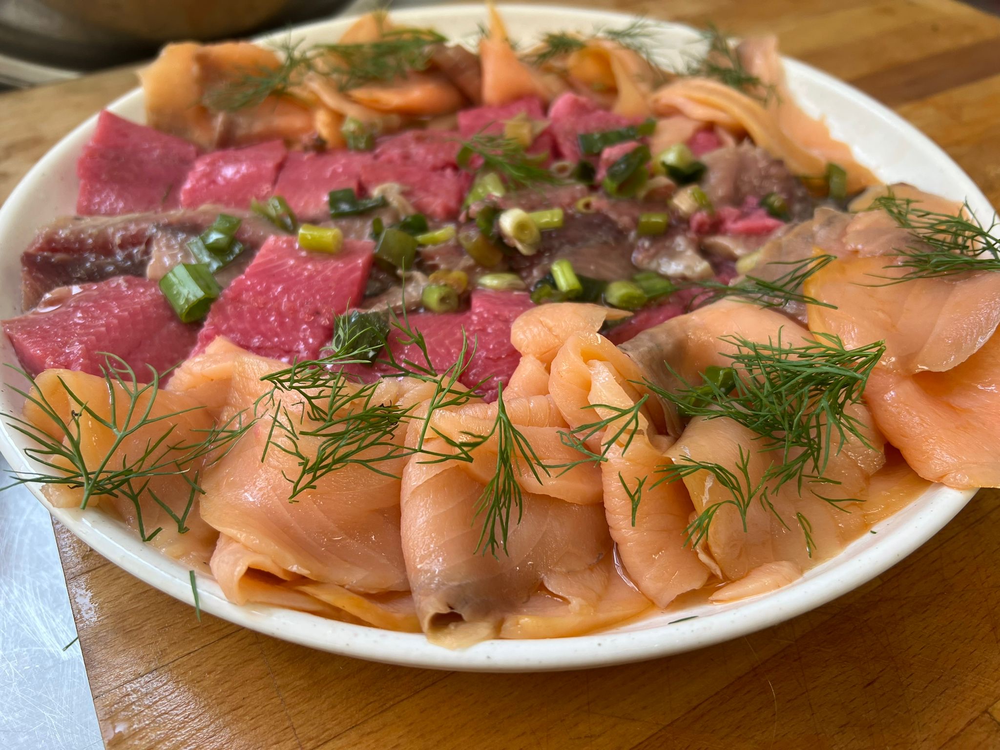 מגש דגים ים תיכוני